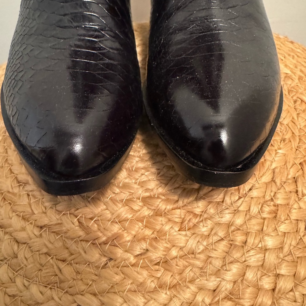Bruno Premi Women's Black Italian Leather Heeled Boots - Picture 4 of 7